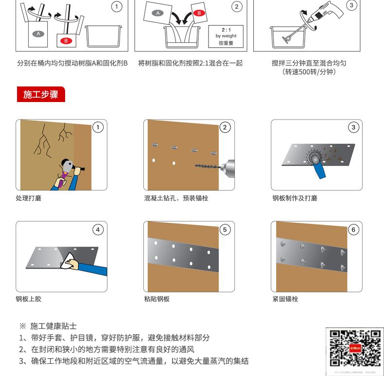 包钢硚口粘钢加固施工过程